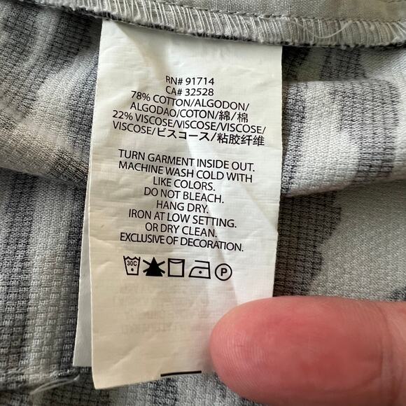 Armani Exchange (0) Black White Zebra Cargo Pocket Mini Skirt Wrap Button Up - Picture 8 of 8